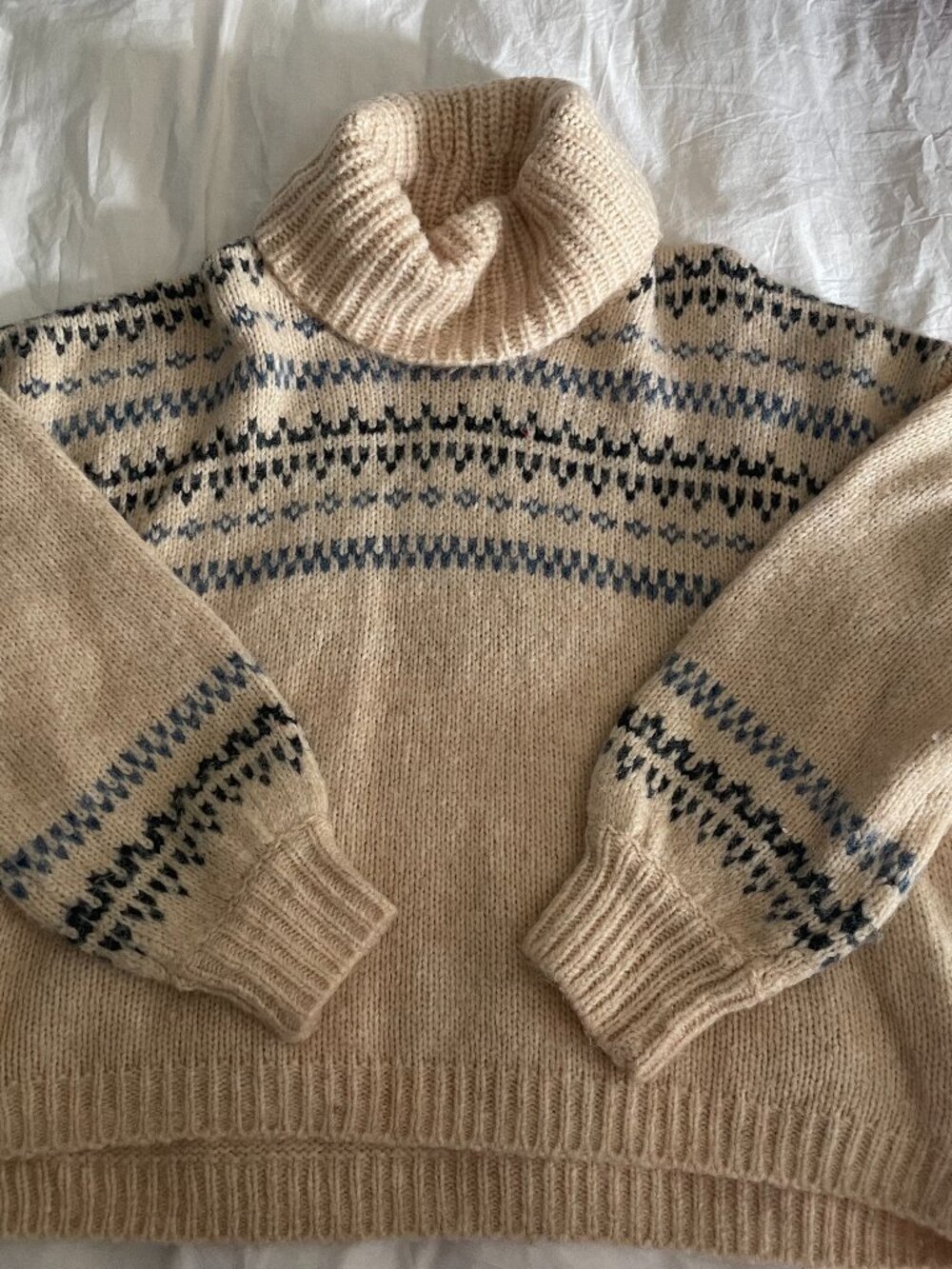 Madewell Somervell Fair Isle Turtleneck sweater